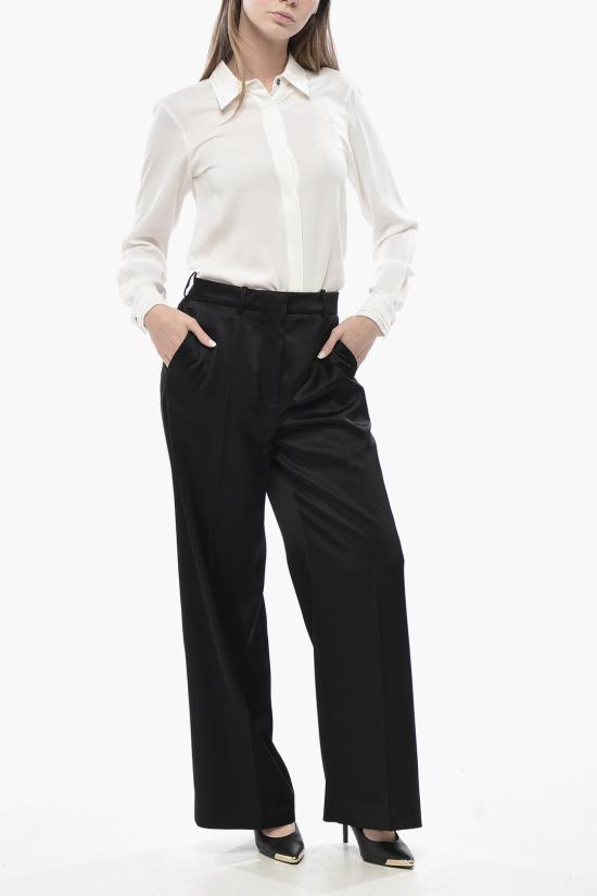  랑방 스트레이트 팬츠 RWTR0010 5822H23 10 Black - LANVIN