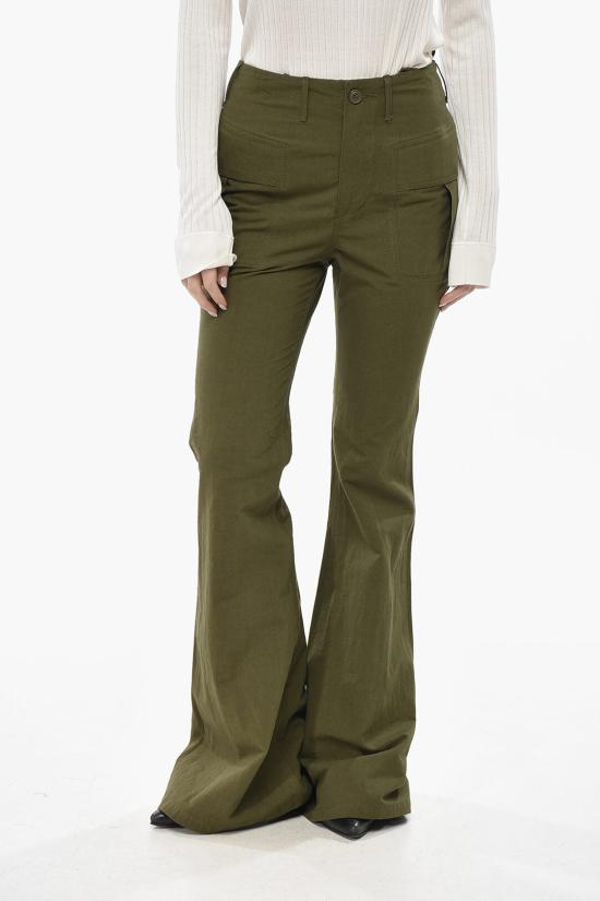  알13 스트레이트 팬츠 R13WR377 R480B Military Green
