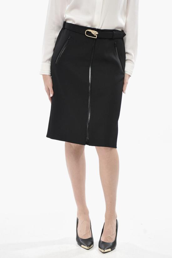  구찌 미디 스커트 761364Z8BPC1000 Black
