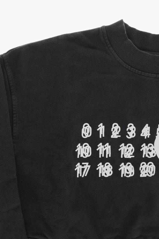  [키즈] 마르지엘라 티셔츠 M60683 MM03Z M6900 Black - MAISON MARGIELA