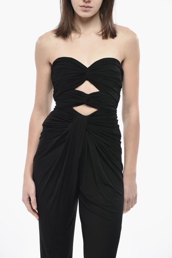  생로랑 점프수트 710511Y5F631000 Black - SAINT LAURENT