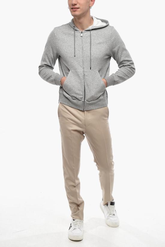  꼬르넬리아니 후드 티셔츠 91G562 3125065 015 Gray - CORNELIANI