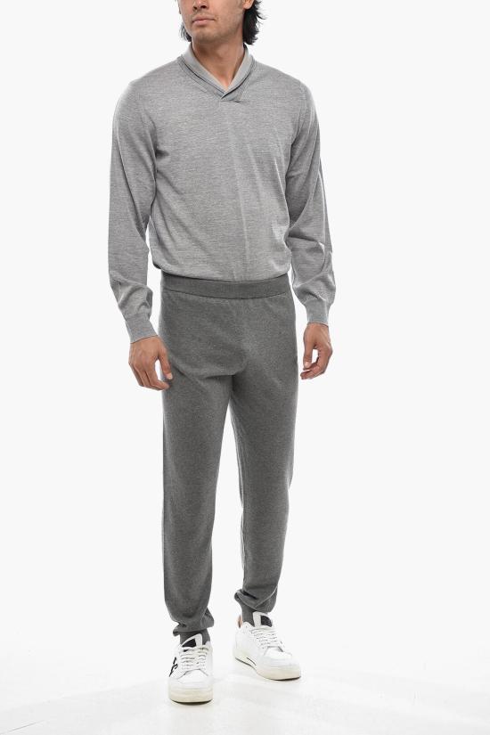  꼬르넬리아니 트레이닝/조거 팬츠 87M547 1125130 015 Gray - CORNELIANI