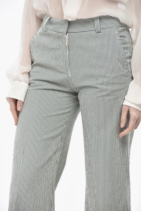  큐엘투 스트레이트 팬츠 MELODY B506354 Bianco Verde - QL2