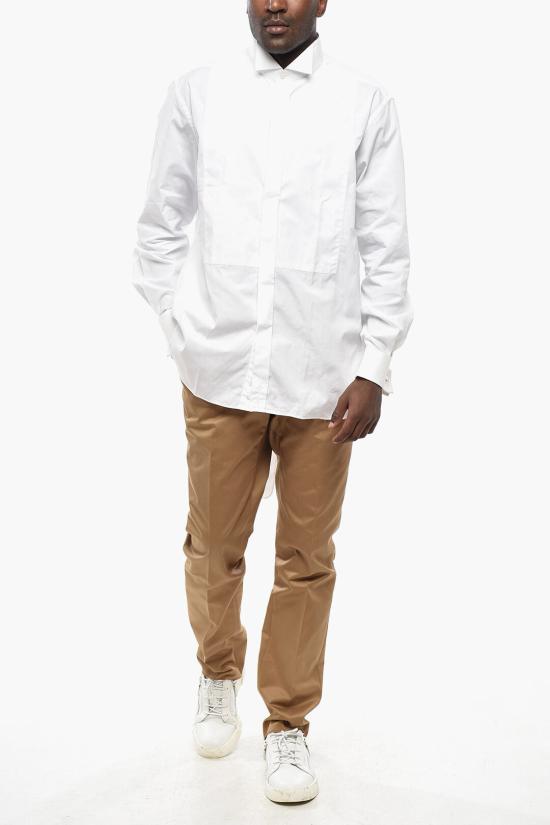  꼬르넬리아니 긴팔 셔츠 81P196 8111082 054N White - CORNELIANI