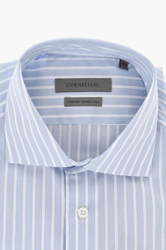  꼬르넬리아니 긴팔 셔츠 85P100 0111270 001 Light blue - CORNELIANI