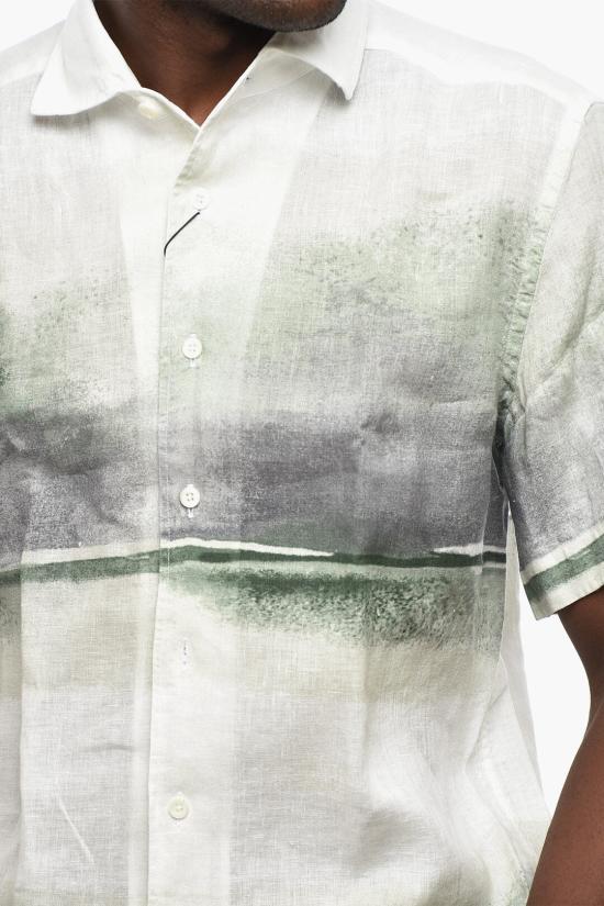  꼬르넬리아니 긴팔 셔츠 91I251 3111915 050 Green - CORNELIANI