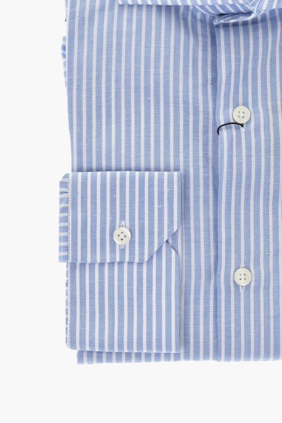  꼬르넬리아니 긴팔 셔츠 91P02N 3120263 008 Blue - CORNELIANI