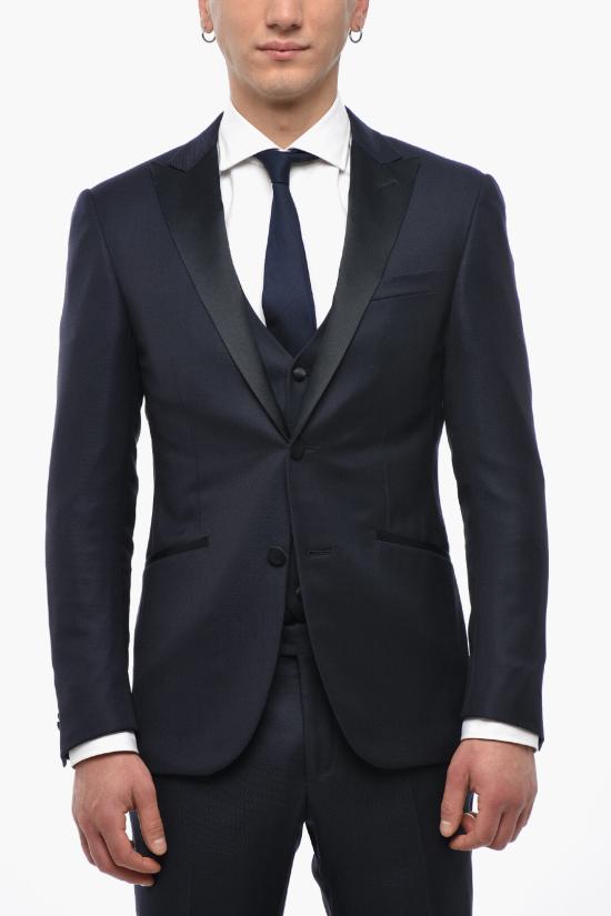  꼬르넬리아니 수트 세트 838084 9117106 002 Blue - CORNELIANI