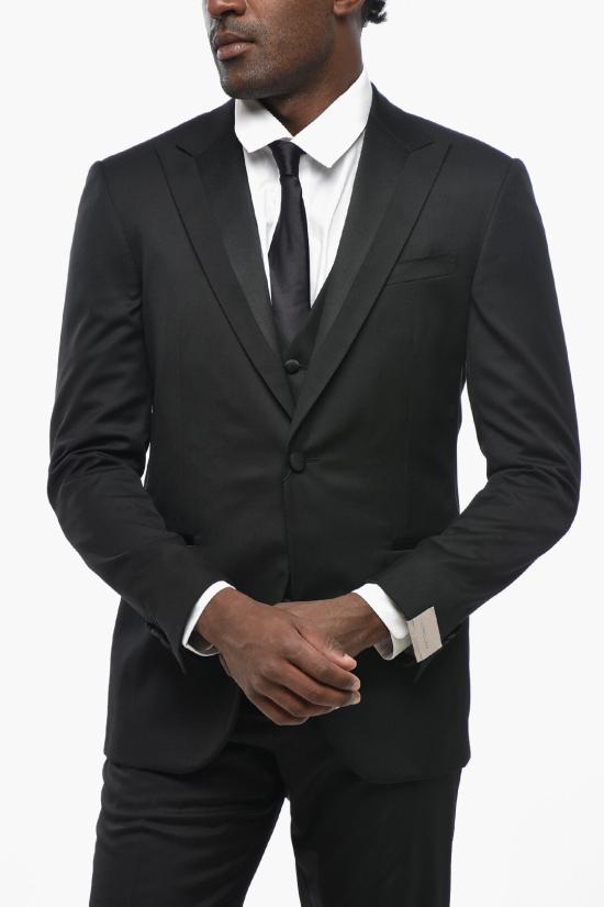  꼬르넬리아니 수트 세트 878046 1118250 020 Black - CORNELIANI