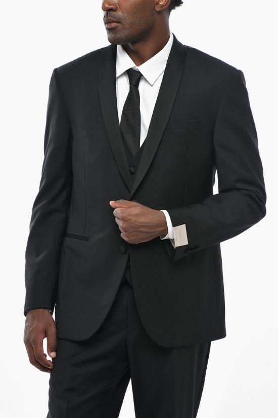  꼬르넬리아니 수트 세트 858078 0118261 020 Black - CORNELIANI