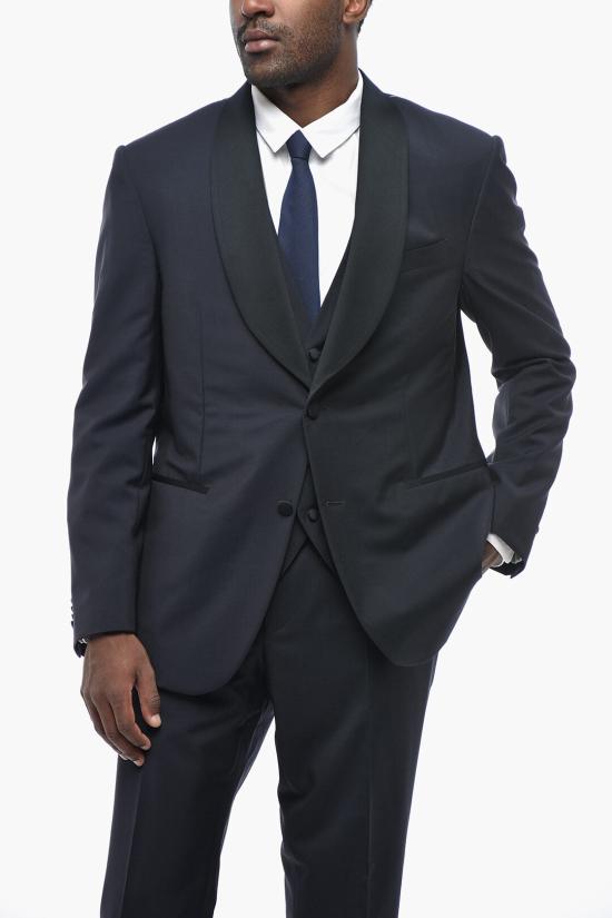  꼬르넬리아니 수트 세트 918900 3194135 001 Blue - CORNELIANI