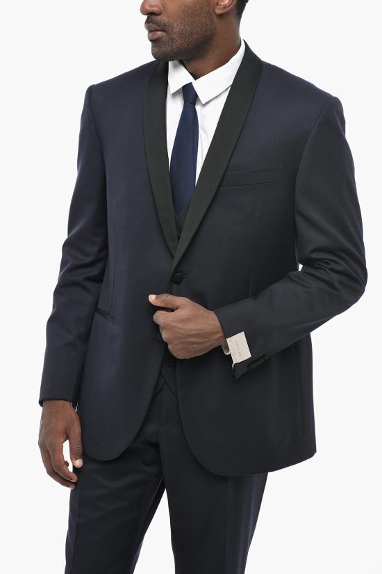  꼬르넬리아니 수트 세트 858078 0118126 001 Blue - CORNELIANI