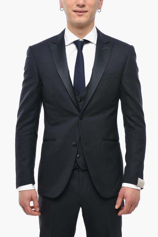  꼬르넬리아니 수트 세트 858084 9287233 001 Blue - CORNELIANI