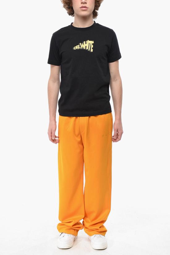  오프화이트 반팔 티셔츠 OMAA027G20JER0641018 Black - OFF WHITE