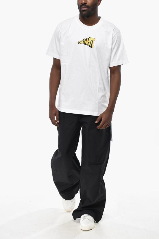  오프화이트 반팔 티셔츠 OMAA027G20JER0640118 White - OFF WHITE