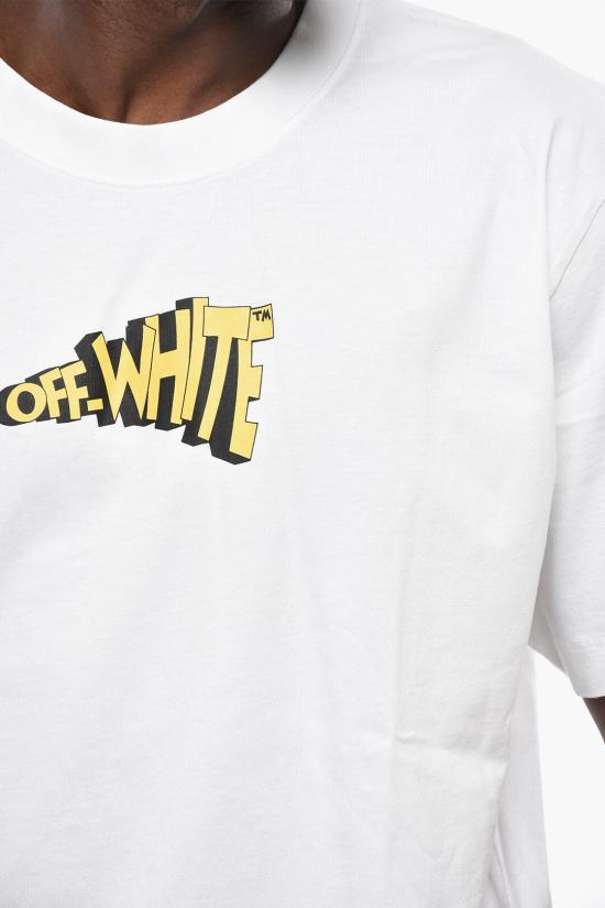  오프화이트 반팔 티셔츠 OMAA027G20JER0640118 White - OFF WHITE