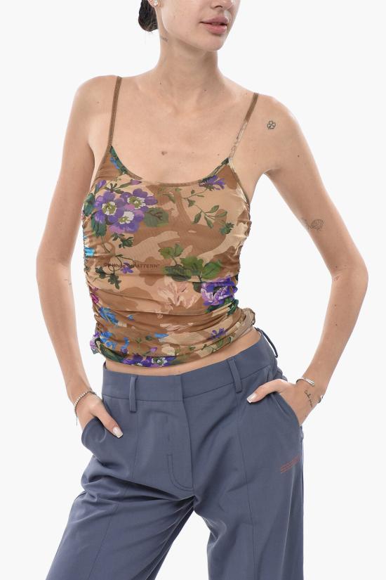  오프화이트 민소매 티셔츠 OWAD221S23FAB0011784 Beige