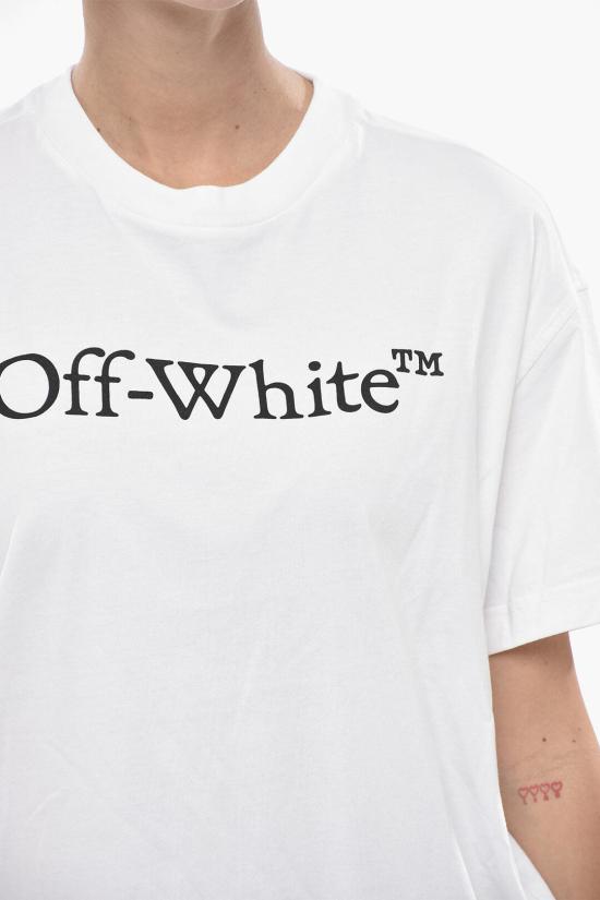  오프화이트 반팔 티셔츠 OWAA089C99JER0030110 White - OFF WHITE