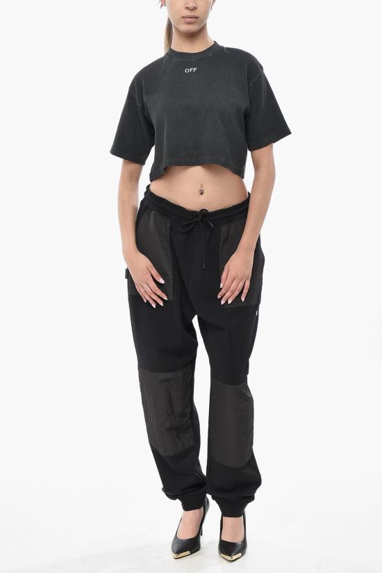  오프화이트 반팔 티셔츠 OWAA081F24JER0010701 Gray - OFF WHITE