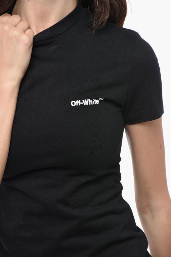  오프화이트 반팔 티셔츠 OWAA065C99JER0041001 Black - OFF WHITE