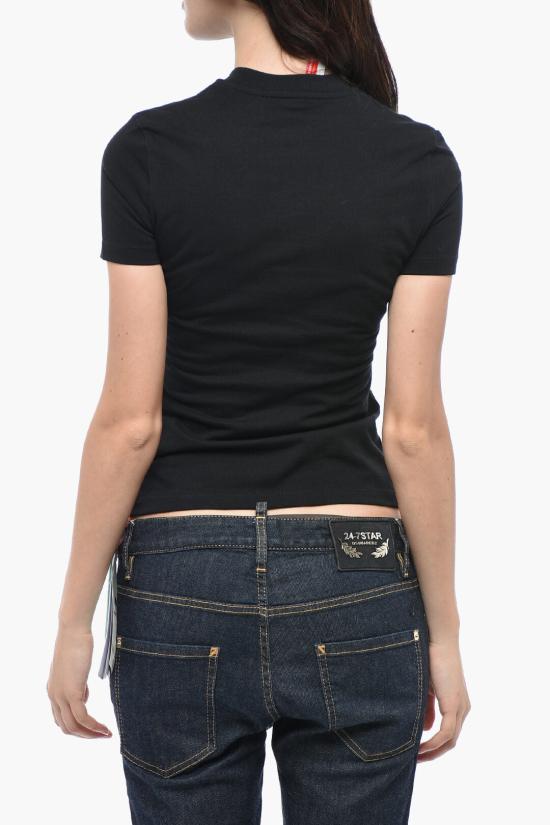  오프화이트 반팔 티셔츠 OWAA065C99JER0041001 Black - OFF WHITE