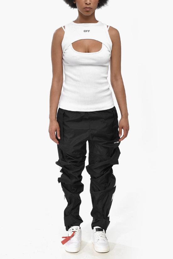  오프화이트 탑 OWAD237C99JER0010110 White - OFF WHITE