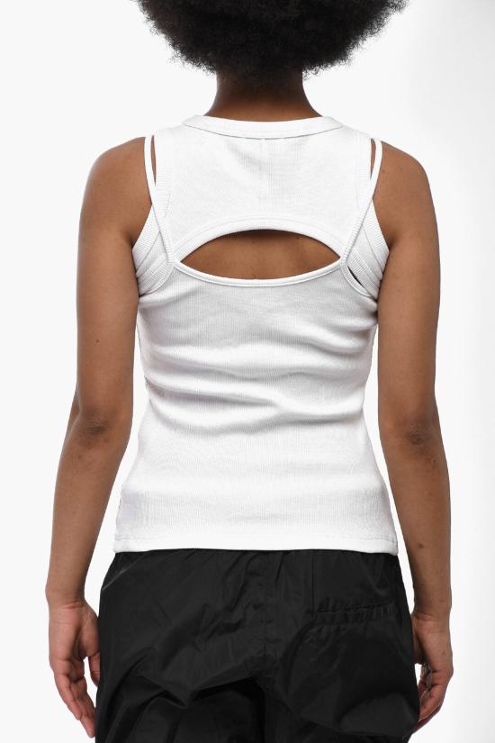  오프화이트 탑 OWAD237C99JER0010110 White - OFF WHITE