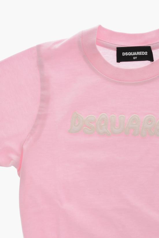  [키즈] 디스퀘어드2 티셔츠 DQ2627 D004G DQ336 Pink - DSQUARED2