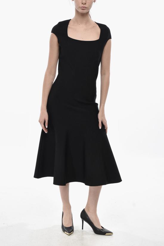  알렉산더 맥퀸 미디 스커트 829730 Q1BDC 1000 Black