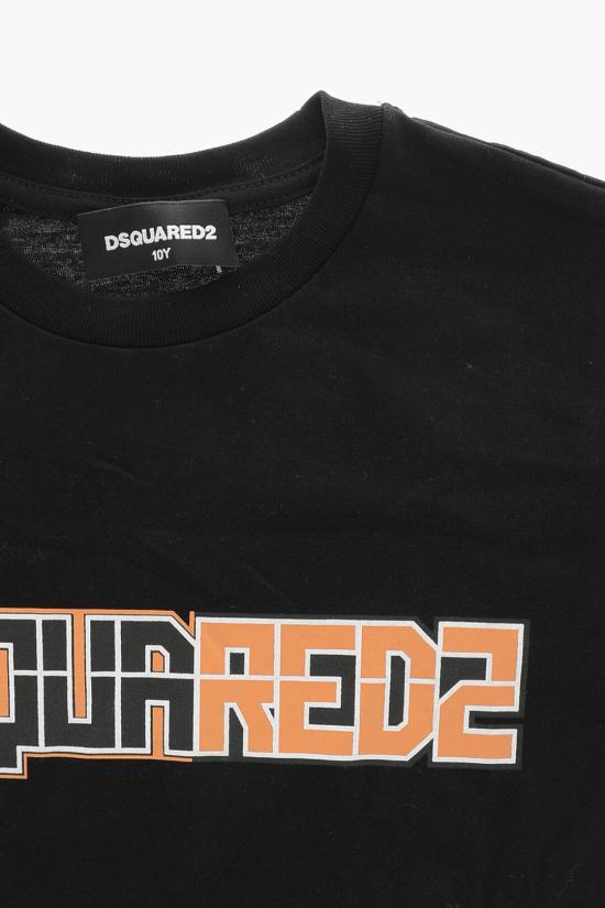  [키즈] 디스퀘어드2 티셔츠 DQ2620 D004G DQ900 Black - DSQUARED2
