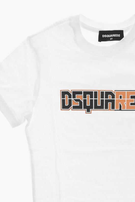  [키즈] 디스퀘어드2 티셔츠 DQ2620 D004G DQ100 White - DSQUARED2