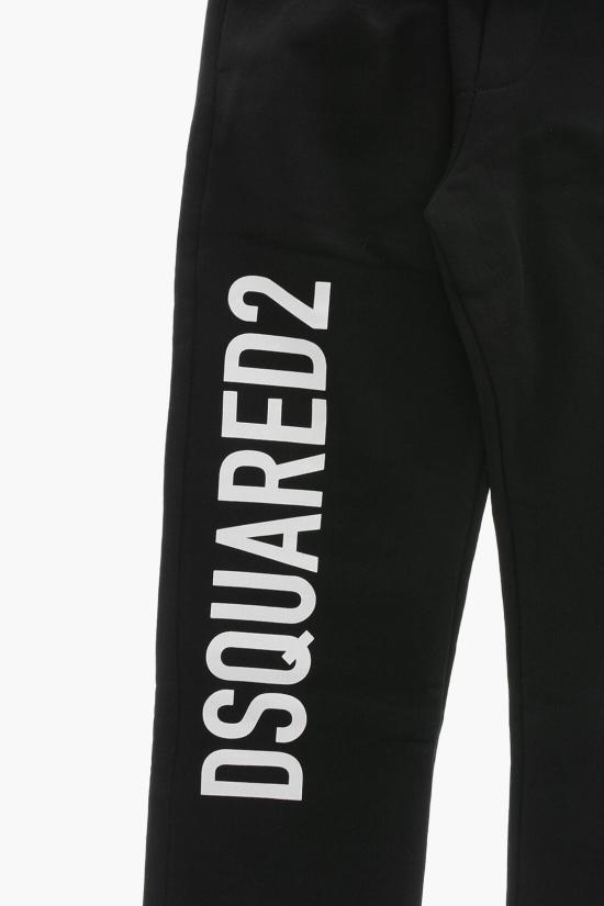  [키즈] 디스퀘어드2 스트레이트 팬츠 DQ2614 D0A4D DQ900 Black - DSQUARED2