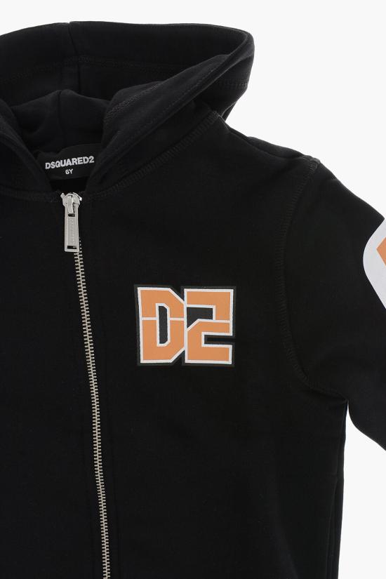  [키즈] 디스퀘어드2 티셔츠 DQ2619 D0094 DQ900 Black - DSQUARED2