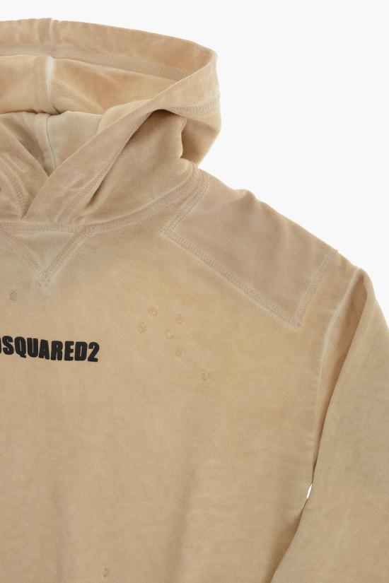  [키즈] 디스퀘어드2 티셔츠 DQ2609 D0AAT DQ700 Beige - DSQUARED2