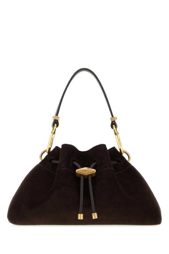 26FW 지미추 토트백 CINCHSMALLSUE COFFEEGOLD Brown