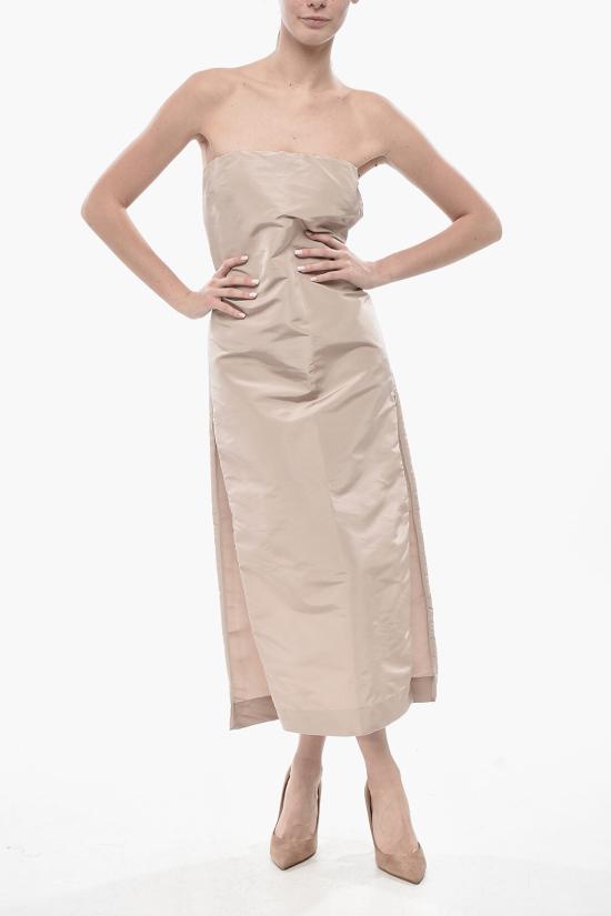  슈퍼 블론드 롱 원피스 DRESS B NUDE Pink