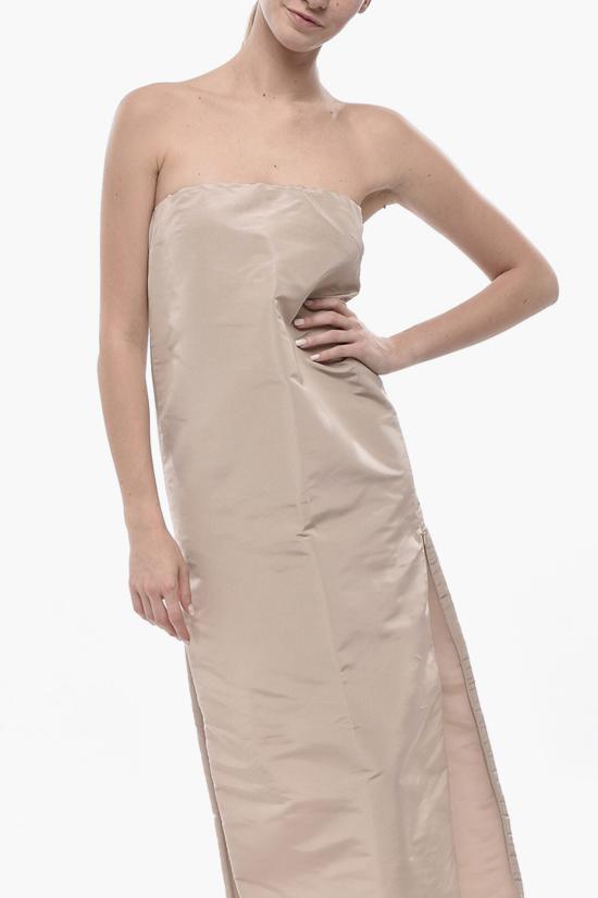  슈퍼 블론드 롱 원피스 DRESS B NUDE Pink - SUPER BLOND