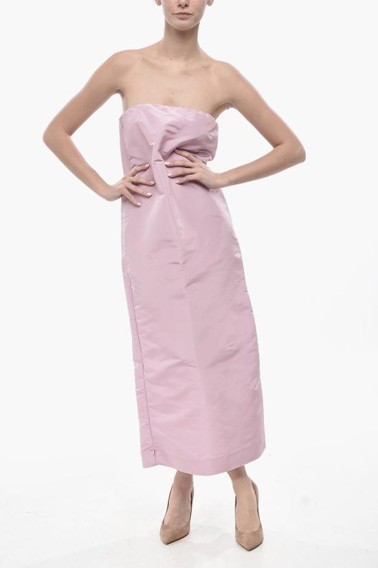  슈퍼 블론드 롱 원피스 DRESS B ROSA Pink