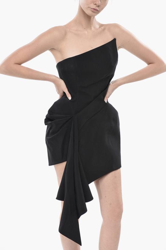  뮈글러 숏 원피스 23W1RO1494182 1999 Black - MUGLER