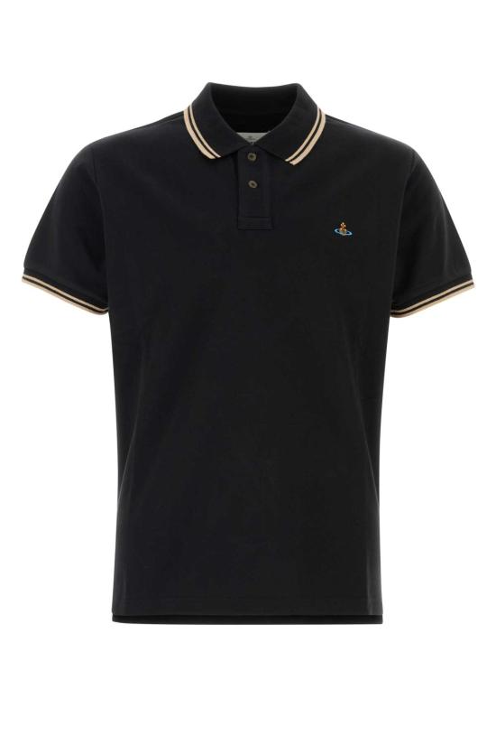 26FW 비비안웨스트우드 폴로 티셔츠 2H01000YJ00AU N401 Black
