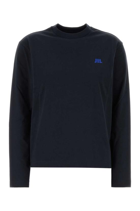 26FW 질샌더 긴팔 티셔츠 J02GC0164J45048 402 Blue