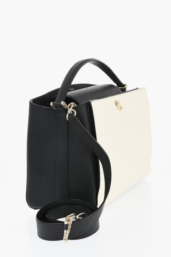  발렉스트라 숄더백 WBBR0092 028LOC99 WWNN 21 Black White - VALEXTRA