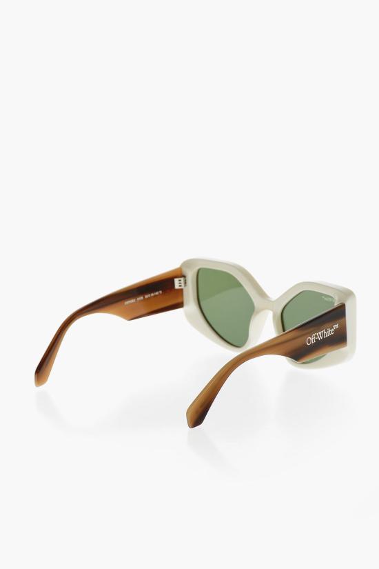  오프화이트 선글라스 OERI062S23PLA0010155 Bianco Marrone Verde - OFF WHITE