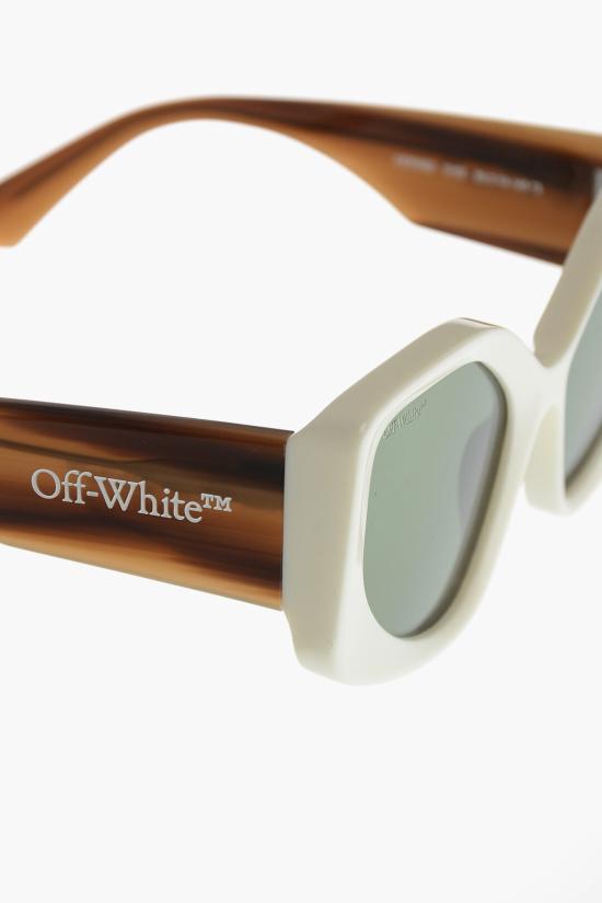  오프화이트 선글라스 OERI062S23PLA0010155 Bianco Marrone Verde - OFF WHITE