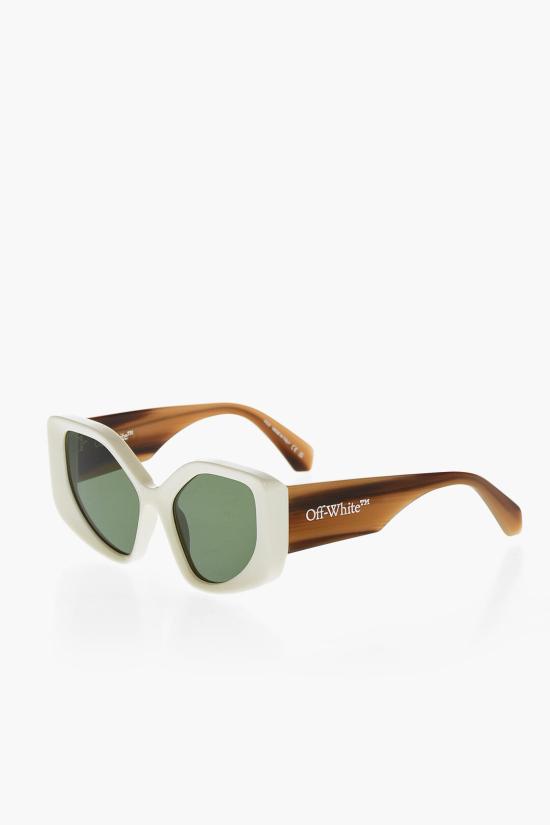  오프화이트 선글라스 OERI062S23PLA0010155 Bianco Marrone Verde - OFF WHITE
