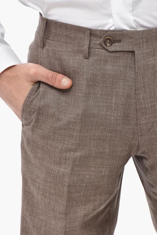  꼬르넬리아니 스트레이트 팬츠 834R43 8284160 031 Brown - CORNELIANI