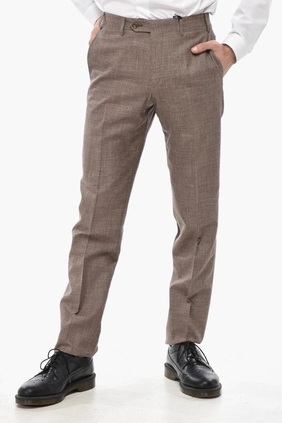  꼬르넬리아니 스트레이트 팬츠 834R43 8284160 031 Brown