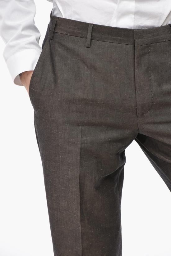  꼬르넬리아니 스트레이트 팬츠 835Z82 9164506 031 Brown - CORNELIANI