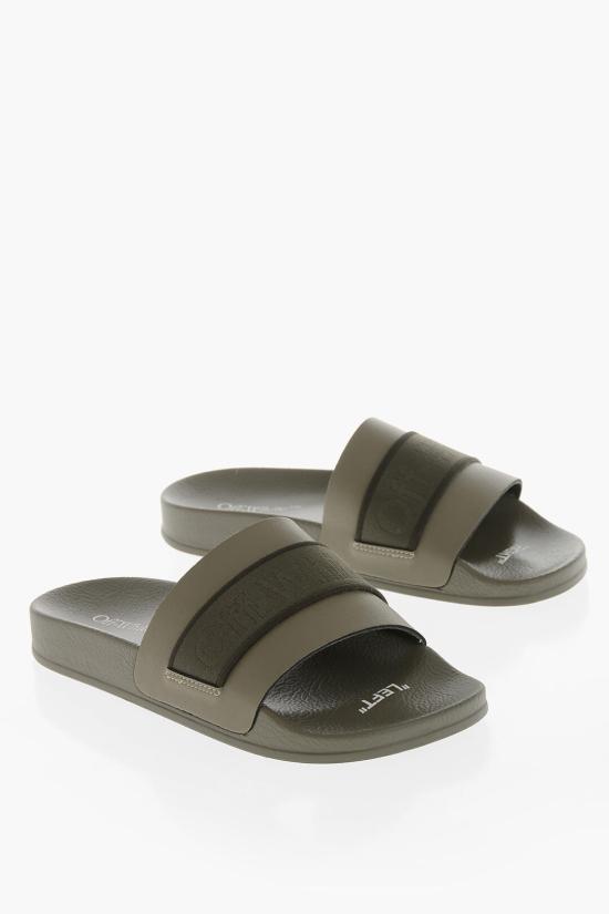  오프화이트 뮬/슬리퍼 OMIC001G20MAT0015656 Brown